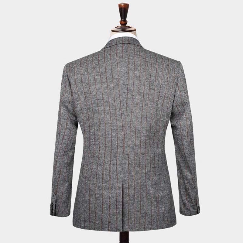 TRIES Men's Colorblock Casual Blazer