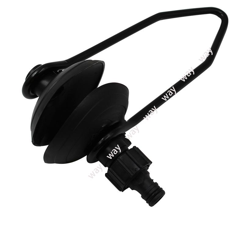 Outboard Motor Water Flush Rectangular Ear Muff Engine Flusher for Boat Rectangular Ear Muffs Motor Flusher Flush Away Sand Salt circular