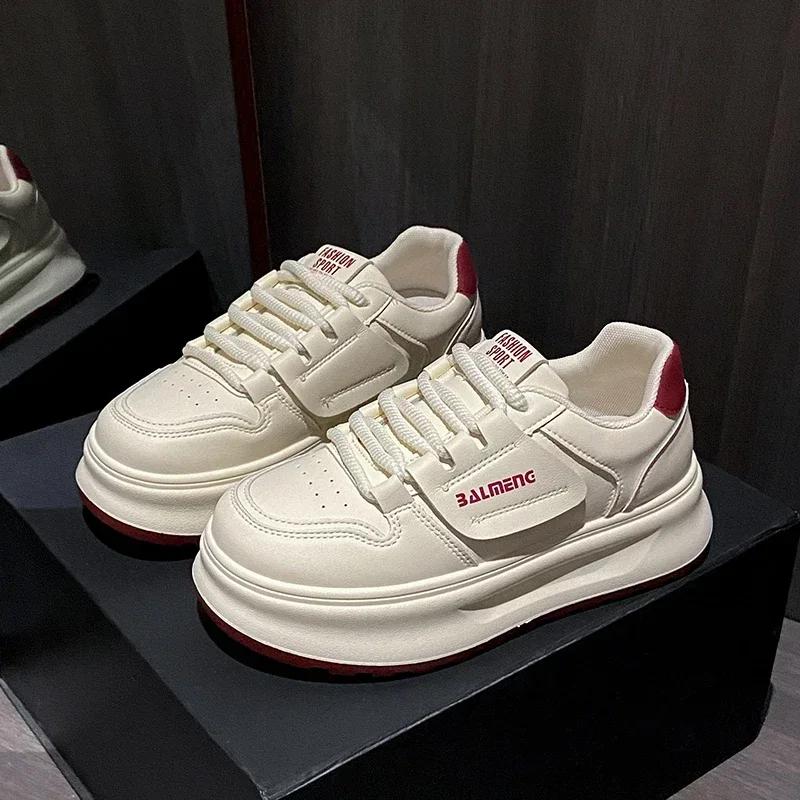 Casual Woman Shoe Round Toe Female Platform Autumn Dress 2025 New Breathable Small Winter  Flat Shoes Women Sneakers Women