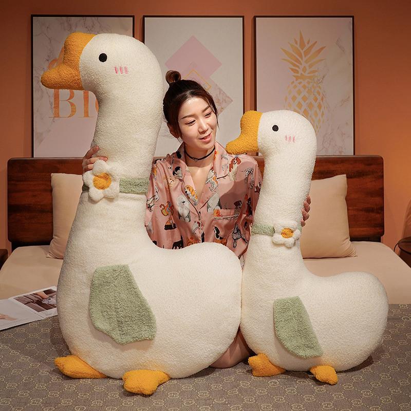 Large Duck Soft Plush Doll Pillow With Animal Design For Girls Home Decoration
