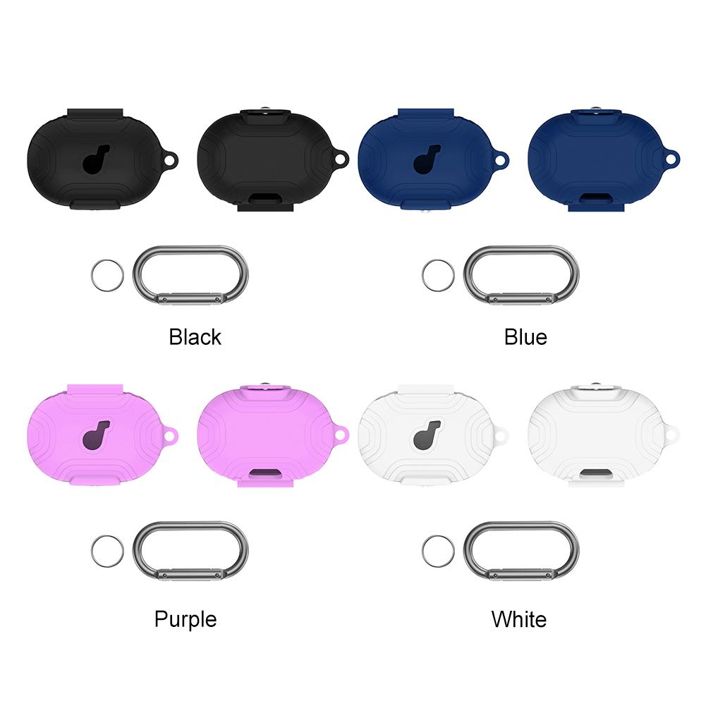 Silicone Wireless Earphone Case Shockproof Earphone Protective Sleeve Anti-scratch for Anker Soundcore Space A40 Charging Box