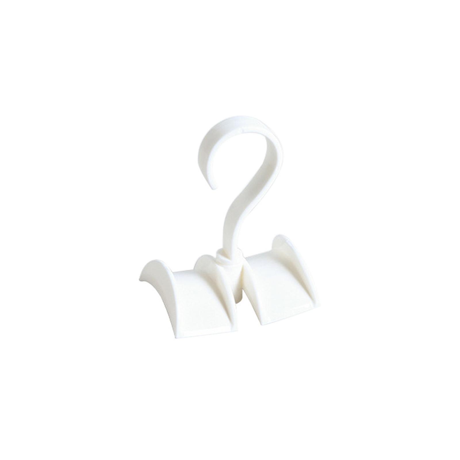 

360 Degree Rotating Cabinet Hook Clothes Hanger Space Saving Hanging Rack for Kitchen Bathroom Closet Organization One Size