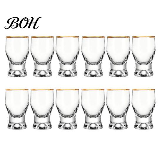 Verres à boire classiques incurvés Mini verre snifter avec base lestée ergonomique, Verres de dégustation transparents, Verres élégants pour fête, Confortable