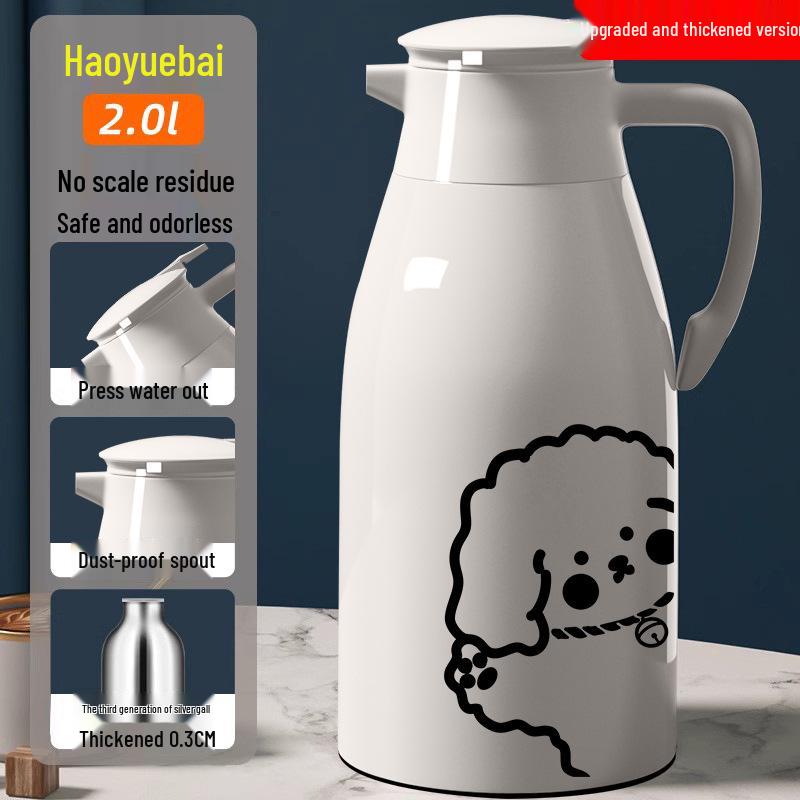 X70T Large Capacity Glass Liner Thermos Flask for Office, Home, and Dorm