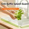 Oil-Proof Sink Baffle Splash Guard Silicone Water Baffle Bar New Sink Organizer  Kitchen Gadget