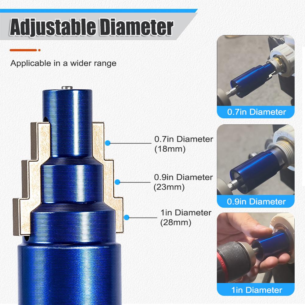 Electric Wire Extractor for Hand Drills Universal Pipe Cutter for 4mm, 6mm, and 1-inch Faucets Manual Tool