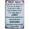 Modern Metal Wall Art Poster Tin Sign Plaque