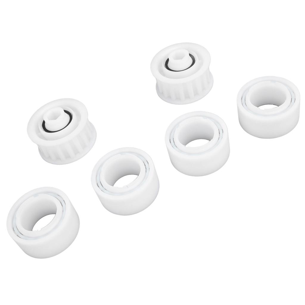 4 Pack Guide Wheels Replacement Pool Cleaner Guide Wheels with 2 Pully Gears for Maytronics for Dolphin