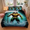 3pcs Trident, Aquaman Cover Set,Soft Comfortable Duvet Cover,Guest Room (1*Duvet Cover + 2*Pillowcases, Without Core) Yy251024053