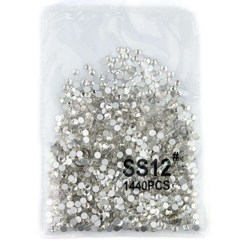 Flat Back Rhinestones, Mixed Sizes Glass Crystal Flat Back Nail Rhinestones, Small Rhinestones For Crafts Nail Face Clothes Shoes