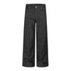 Mens Loose Straight Jeans Star Embroidery Streetwear Casual Denim Pants