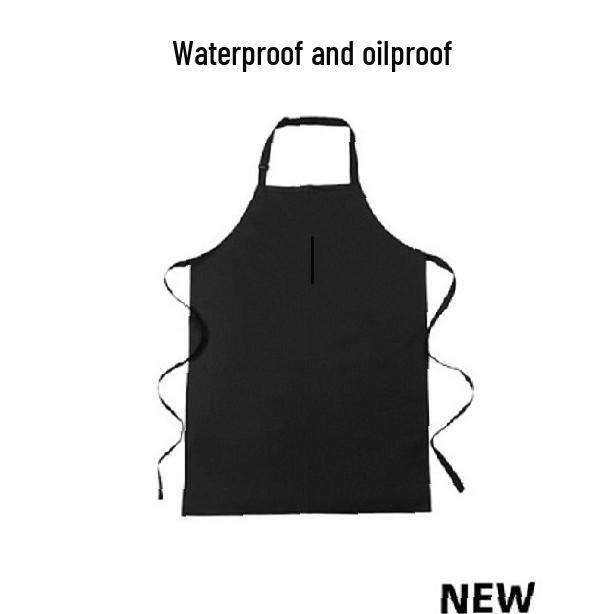 Waterproof PVC Apron with Adjustable Buckle for Women's Kitchen and Catering Use