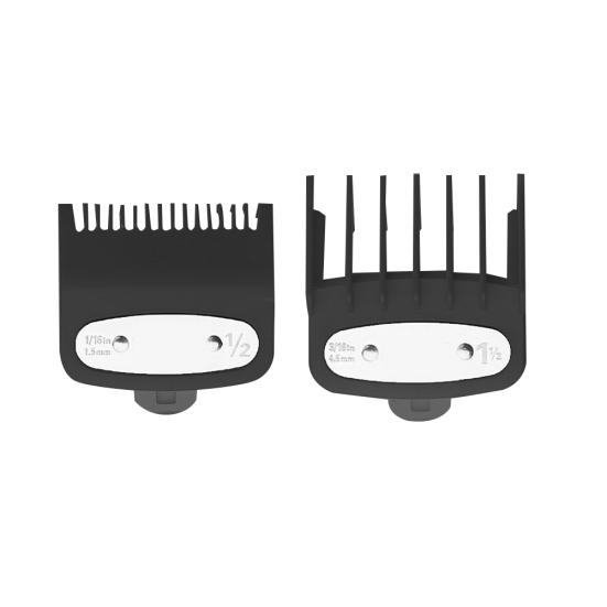 2Pcs 1.5mm 4.5mm Electric Hair Clipper Shaver Trimmer Plastic Cutting Guide Comb