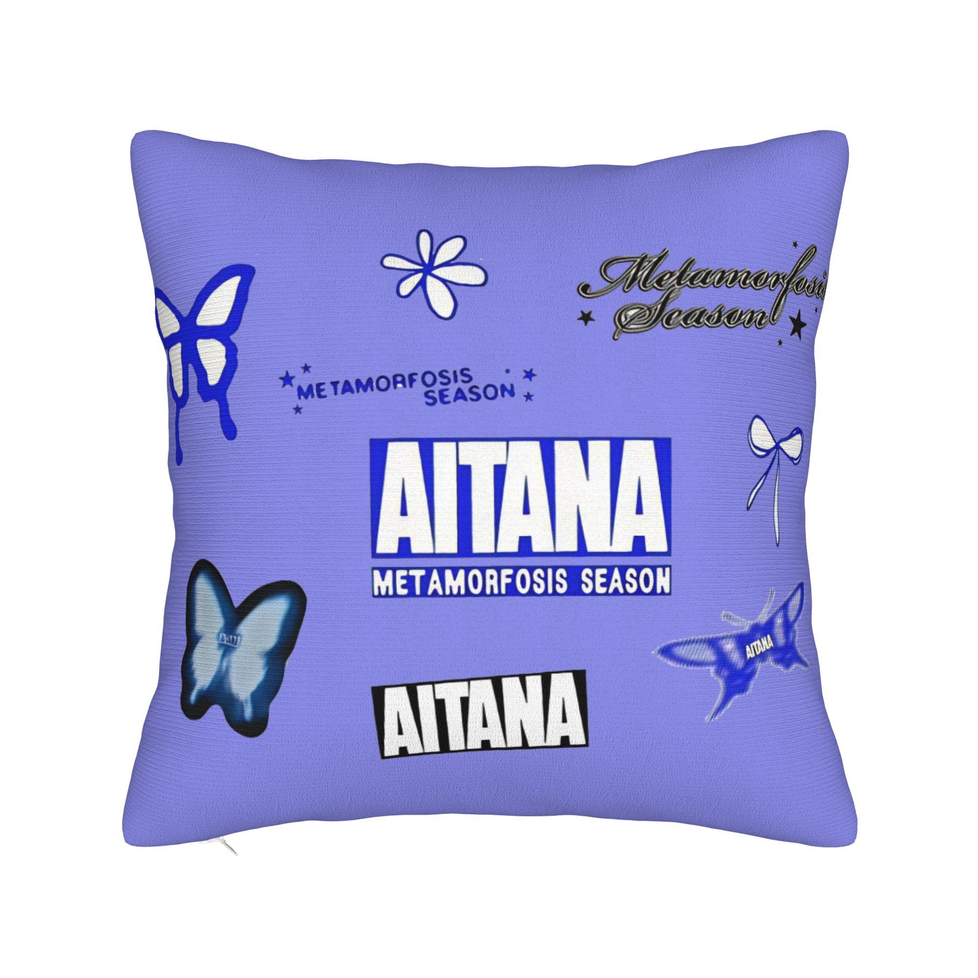 

Singer Aitana Cuarto Azul Pillowcase Accessories Printed Cushion Cover Decoration Pillow Case Cover Home Multi Size 12x12Inch