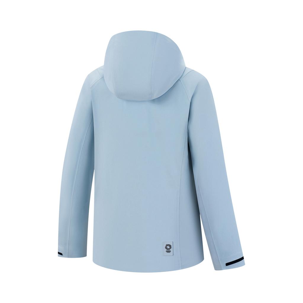 Li-Ning Glory Gold Standard Series Hooded Zipper Casual Soft Simple Solid Color Versatile Sports Windbreaker Women outerwear AFDWE24-2