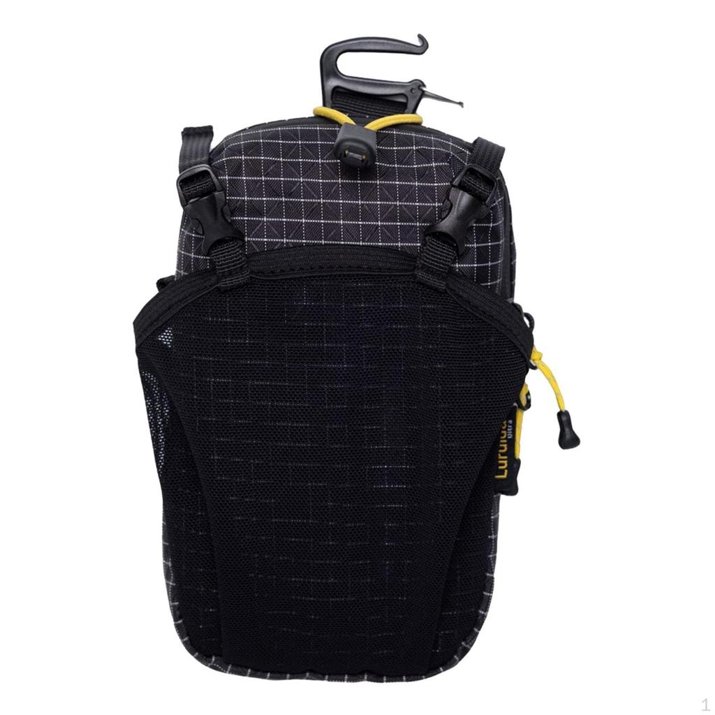 Crossbody Bag Accessory Pouch Organizer Storage Belt Nylon Zipper Hanging Suitable for Hiking