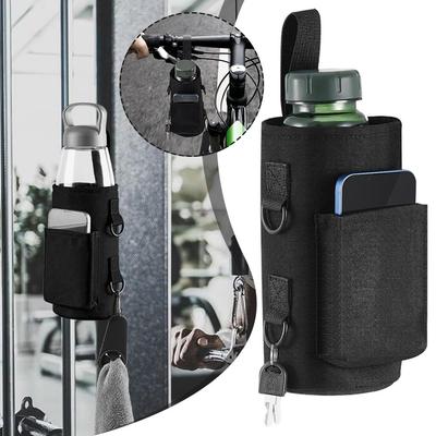 Sac Porte-Bouteille d'Eau Magnétique pour Salle de Sport Antidérapant Magnétique Porte-Bouteille Sling pour Salle de Sport Porte-Gourde Portable I6C7