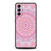 Soft TPU Phone Case For Samsung Galaxy S25 S24 S23 S22 S21 Ultra S20 FE 5G S10 S10E Plus Mandala flower totem Black Cover