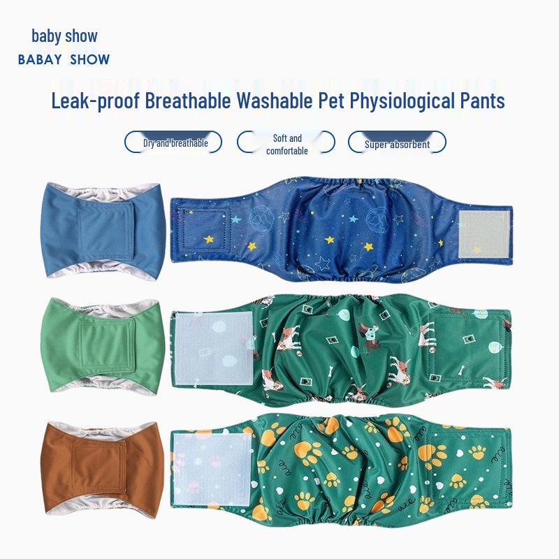 Waterproof Anti-Harassment Male Dog Diaper Belt - Breathable Pet Pants
