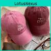 Cute And Trendy Cherry Embroidery Baseball Hat For Ladies Wide Brim Spring Style