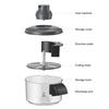 Automatic Grape Peeler Machine Cordless Rechargeable Electric Garlic And Cherry Tomato Peeler Easy to Clean Small Fruit Skin Remover Kitchen Tool