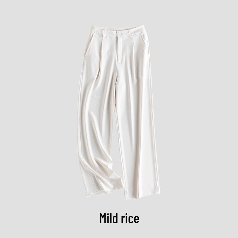 Rongtai Women s Fashion High-Waisted Slimming Wide-Leg Casual Pants - Loose, Comfortable, Straight-Leg Style 2026 Extra Large