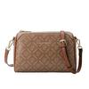 Nova bolsa de couro feminina bolsa quadrada pequena bolsa de ombro para o dia a dia feminina bolsa mensageiro com corrente versátil