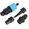 SUPs Pump Adapter Inflatable Air Valve Adaptor with 3 Air Faucet for Paddle Board Canoe Assault Boat