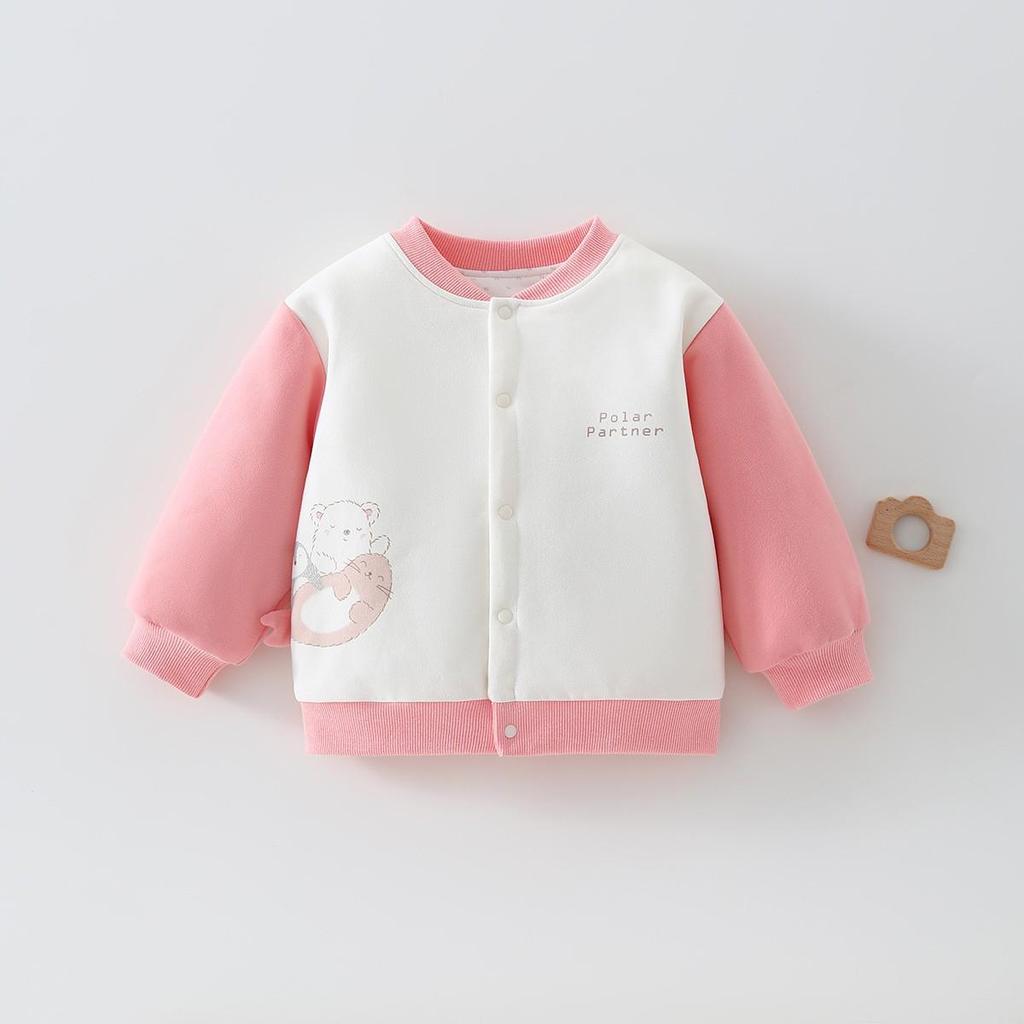 Baby Winter Cotton Cardigan - Unisex, Thin, Warm Inner Layer