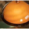 Vintage Brown Pendant Lamp Bauhaus Orange Pendant Light French Retro Dining Table Hanging Lamp Cafe LED Adjustable Chandelier