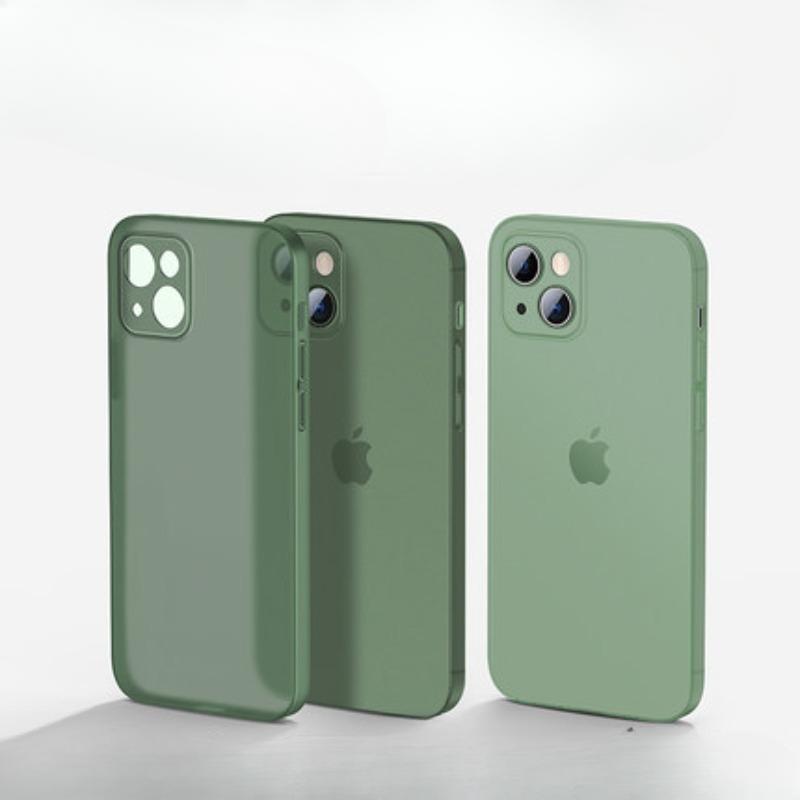 Applicable To IPhone 16 Mobile Phone Case Ultra-thin Matte I15 Silicone Soft Shell Apple 14pro Full-inclusive Fine Hole Protection Case