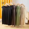 Women's Summer Silk Camisole - Mulberry Satin Solid Sleeveless Top