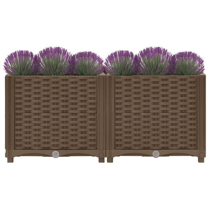 VidaXL Raised Bed 80x40x38 Cm Polypropylene