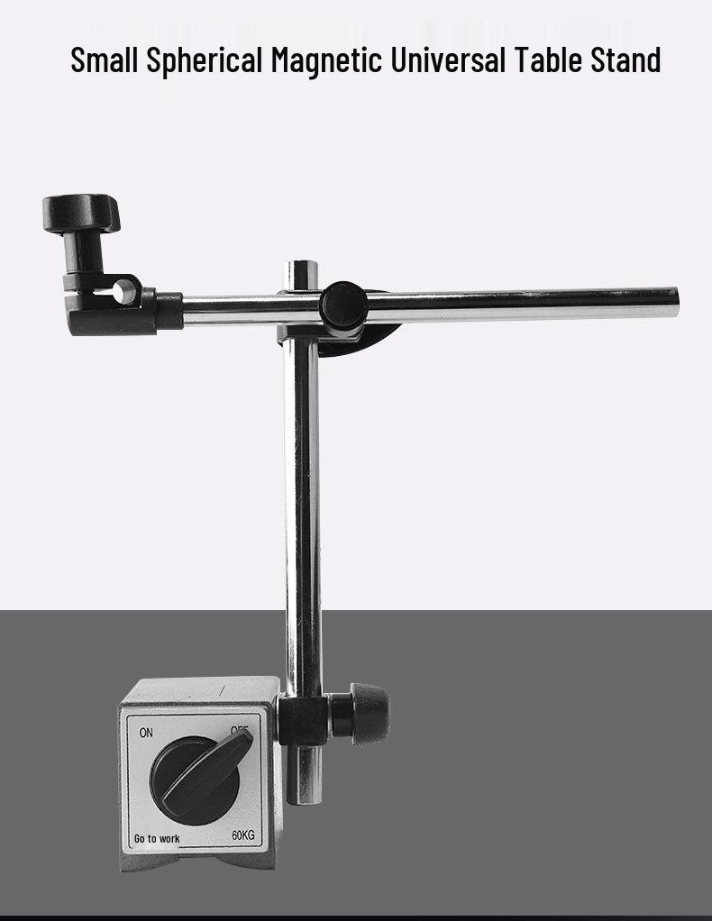 Shanggong Universal Magnetic Base with Ball Joint, Double-Column, 60kg Support for Dial Indicator