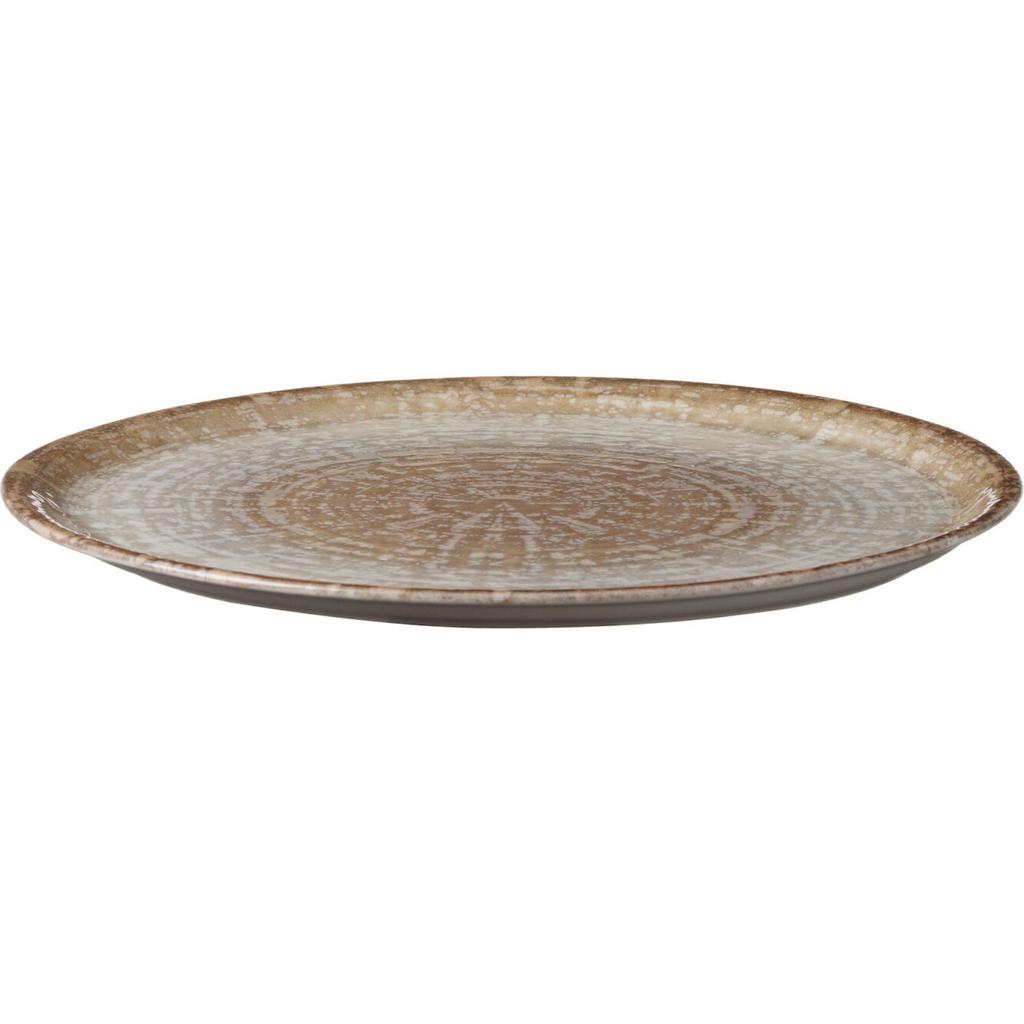 Crete Pizza Plate Made of Durable Porcelain, Diameter 330 X 18 Mm, Set of 6