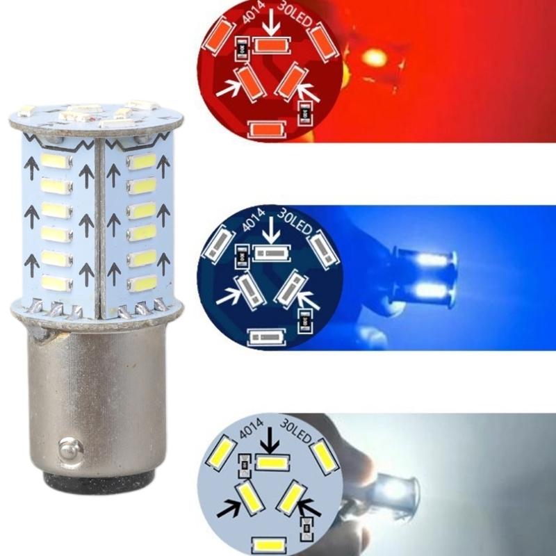 Motorcycle Brake Light High Brightness Lamp LED Low Energy Long Life Waterproof for Safe Riding Improve Night Visibility