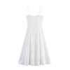 Summer New European and American French Suspender Hollow Embroidered Corset-style Midi Dress