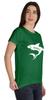Inkmeso Scoop-Neck Mommy Shark Graphic Tshirt Short Sleeve Women Cotton Tee