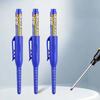 45mm Waterproof Long Head Nib Deep Hole Markers Pen Tile Carpenter Pen Multi-purpose for Woodworking
