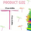 10/20pcs Plastic Bamboo Dragonfly Flying Toys Random Colors Easy To Assemble Portable Birthday Gifts Perfect for Party JXB