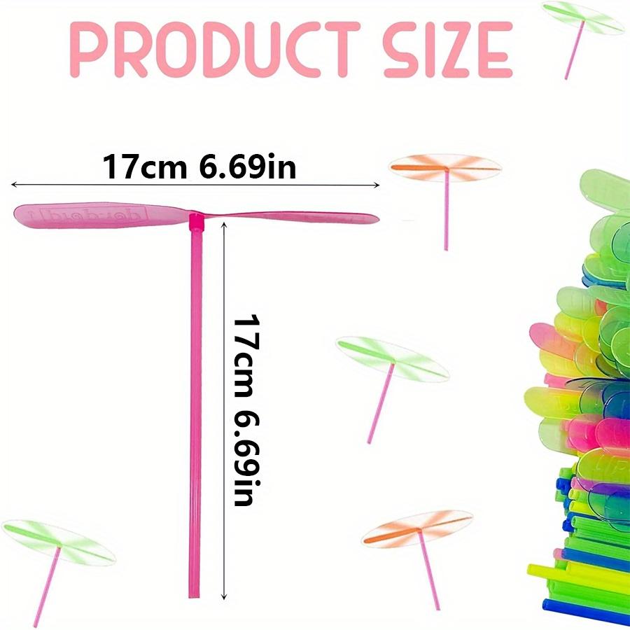 10/20pcs Plastic Bamboo Dragonfly Flying Toys Random Colors Easy To Assemble Portable Birthday Gifts Perfect for Party JXB