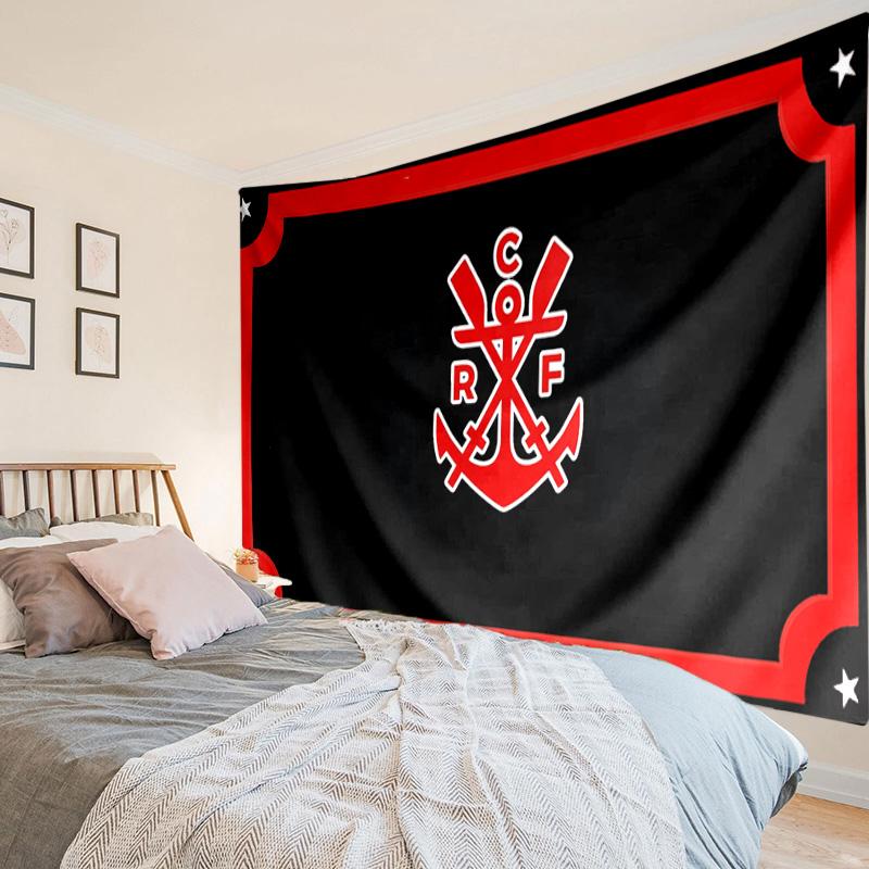 1PC FLAMENGO Emblem Design Tapestry Hanging for Bedroom,Livingroom, Playroom,Decor Art Room Wall Tapestry Holiday and Birthday Gifts