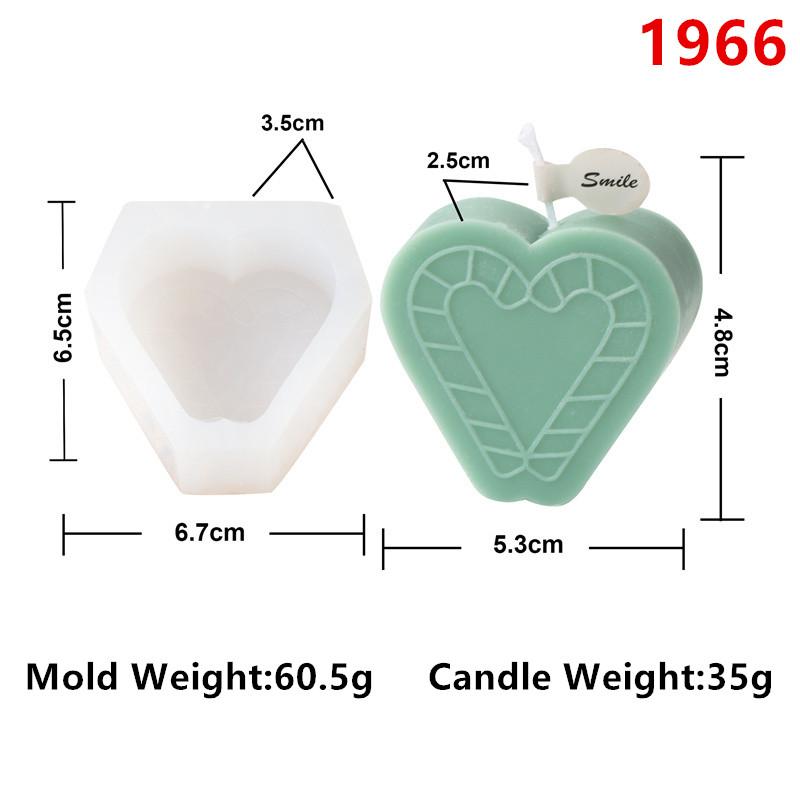 3D Christmas Silicone Xmas Bell Snowmen Gingerbread House Candle Mold DIY Cookie Gingerbread Candle Candy Fondant Baking Mold