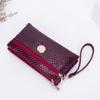 New crossbody clutch bag women's dual-purpose small bag double zipper multi-function women's mobile phone bag