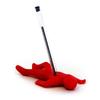 Pen Holder Stylish Healing Type Stand Red Anthropomorphized Design Expressing Anger Unique Stationery Office Study Room Anti-tipping Stable Pencil Use