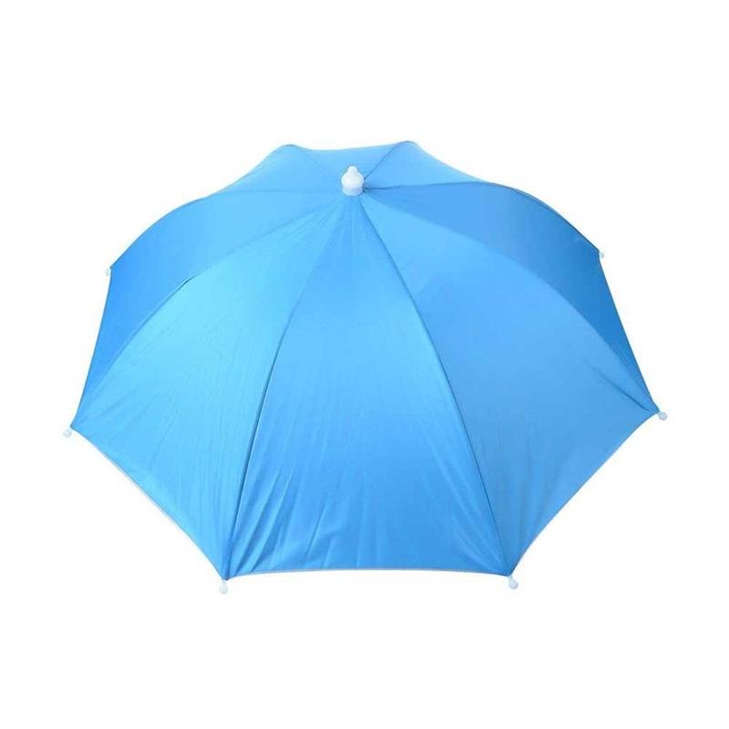 Foldable Outdoor Umbrella Hat Women Men Fishing Headwear Sun Cap Camping Fishing Headwear Cap Beach Head Hats