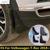 Vordere Hintere Radschalen Schmutzfänger Spritzschutz Kotflügelabdeckung Zierleiste Für Volkswagen T-Roc T Roc 2018 - 2025 Kunststoff Zubehör Exterieur