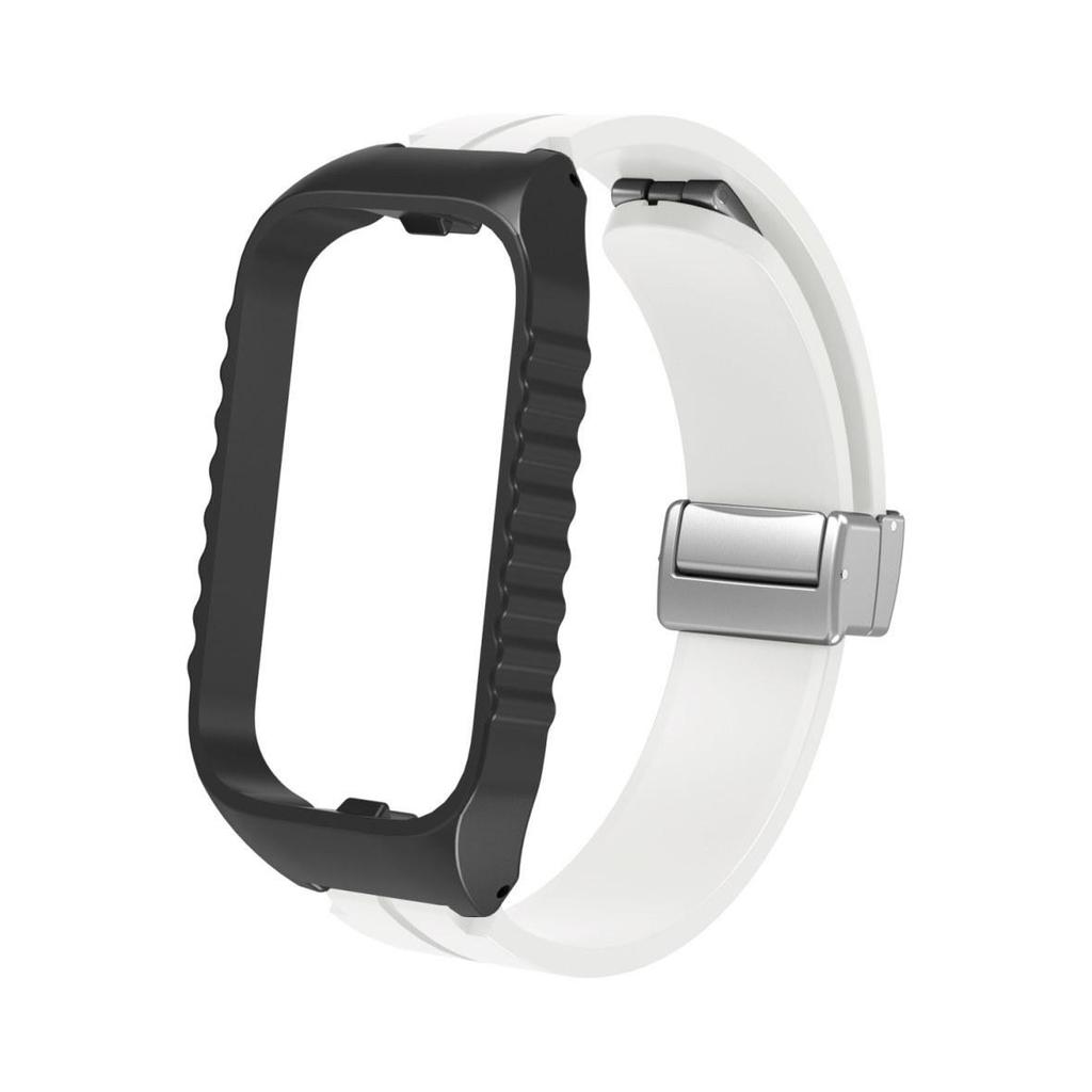 Foldable Magnetic Silicone Strap for Redmi Smart Band 2/3 and Xiaomi Smart Band 8 Active