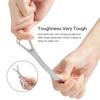 1/2/4 Pcs Reusable Stainless Steel Useful Tongue Scraper Cleaner Fresh Breath Cleaning Coated Tongue Oral Hygiene Care Tools