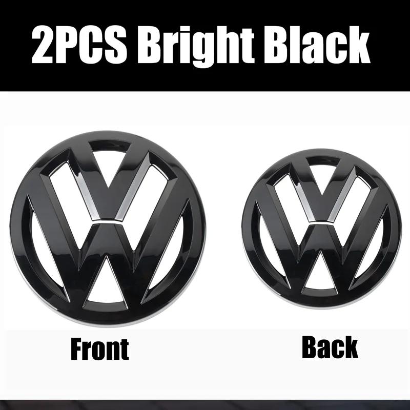 Volkswagen Car Logo Front Grille Rear Trunk Decoration Sticker  For VW GTI Golf MK6 Polo Passat B6 CC Tiguan T-ROC Jetta Arteon Bu2